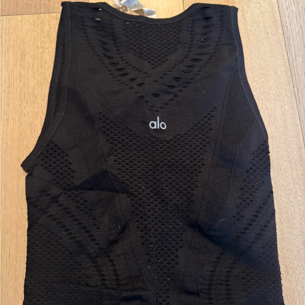 ALO Yoga Black Tank Top